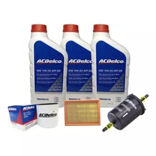 Kit De Óleo 5w30 Semi Sintético 3l E Filtros Acdelco