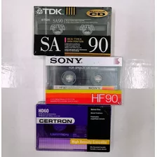 Cassettes Virgen 3 Unidades Certron Sony Tdk Envio Gratis