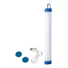 Lampara De Emergencia Recargable Ampolleta Luz Led 32cm Usb. Color Blanco