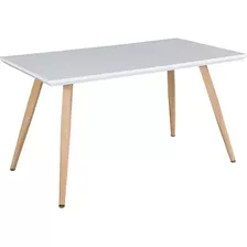 Mesa Nordica 120x80x75cm Color Blanco