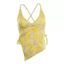 Croptop 11 Amarillo Amarre Cintura Reef