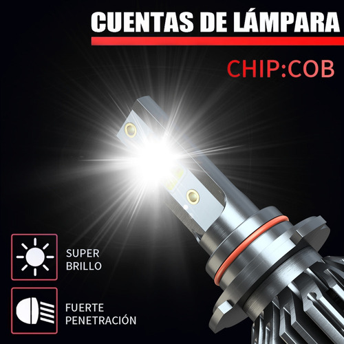 12000lm 9005 9006 Faros Led Luz Alta Y Baja Para Dodge Foto 6