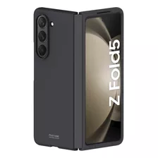Carcasa Para Samsung Z Fold5 Rígida Negro Elegante