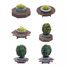 Modelo De Terraza De Flores A Escala 1:64 Para Modelo