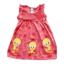 Vestido Infantil Fakini Personagem Tam. 1 Ano Menina Modinha