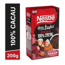 Chocolate Em Pó 100% Cacau Dois Frades Nestle 200gr