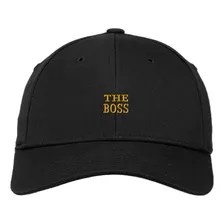 Gorro Gabardina 6 Gajos El Jefe The Boss Text Dorado Bordado