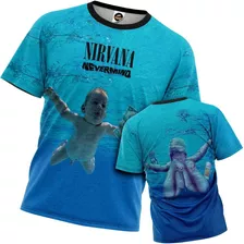 Camiseta Nirvana Nevermind Other Side Estampa Digital Full