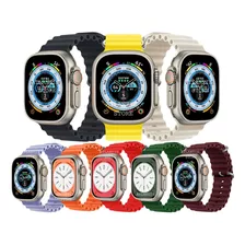 Pulseira Oceano Para Smartwatch Apple Watch 42/44/45/49mm