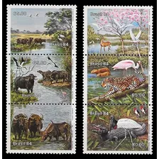 Fauna & Flora - Brasil - 2 Series Mint - Yv 1668a + 1676a