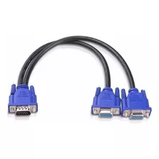 Cabo Divisor Em Y 1 Vga Macho Para 2 Vga (femea)