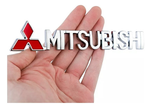 Letras Emblema Mitsubishi Cromo Foto 4