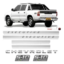 Adesivo Faixa S10 Prata Executive Chevrolet Flex Power Verde