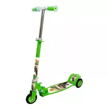 Patinete Dm Verde Top Dinossauro Verde Para Crianças