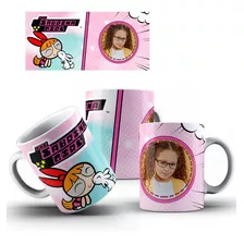 Caneca Tema Meninas Super Poderosa Florzinha + Caixinha M.f