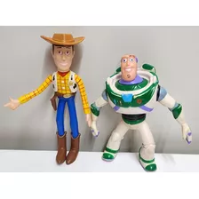 Bonecos Woody E Buzz Lightyear Vinil Antigos Grow