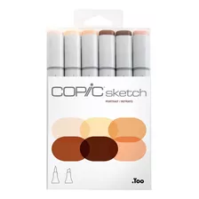 Sketch Set De 6 Colores Skin Tones 1