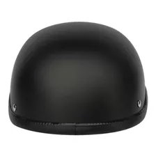 Motocicleta De Estilo Retro Medio Casco Abs + Gorra De