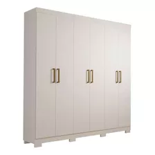 Guarda-roupa Casal Milena 6 Pt 2 Gv Branco