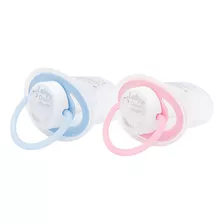 Chupeta Bico Silicone C/ Protetor Tamanho 1 Rosa/azul-lolly Cor Azul