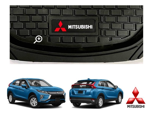 Tapetes Logo Mitsubishi + Cubre Volante Eclipse Cross 18a23 Foto 7