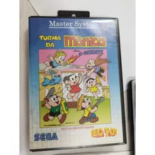 Tuma Da Monica O Resgate Tec Toy Master System Sega Caixa