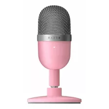Microfono Mini Razer Seiren Streaming Rosa