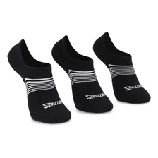 Tripack Calcetines Invisibles 40-45 Spalding Negro