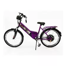 Bicicleta Elétrica - Duos Confort - 800w 48v 15ah - Roxa - 