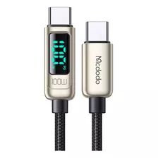 Cable Mcdodo Usb C A Usb C, Cargador Tipo C De 4 Pies, Carga