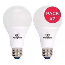 Packx2 Ampolleta Led Bola 8w E27 Intensidad Luz Regulable