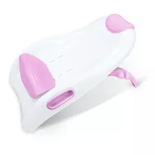 Cadeirinha De Banho Do Bebe Higiênica Assento Regulável Rosa