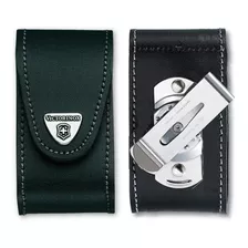 Estuche En Cuero Suizo Victorinox Con Enganche Para Cinturón