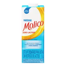 Leite Uht Desnatado Zero Lactose Molico Caixa Com Tampa 1l