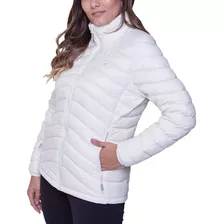 Campera De Mujer Shelby Montagne De Pluma Natural Liviana Ahora 12 Y Ahora 18