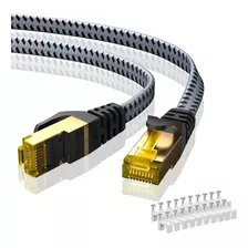 Ariskeen Cable Ethernet Cat 8 De 60 Pies, Cable De Conexión 