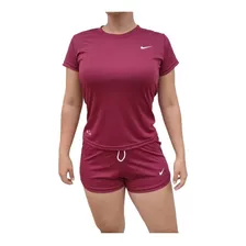 Conjuntos Dri Fit Unicolor Dama Nike