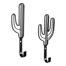 Mygift Set De 2 Montado En Pared Metal Cactus Perchero, Meta