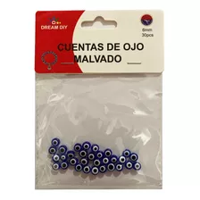 Cuenta Ojo Malvado Azul Manualidades