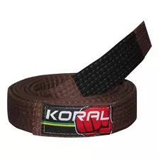 Faixa Jiu Jitsu Koral Marrom