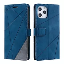 Funda Tarjetero Retro Para iPhone De Piel Pu Alta Calidad