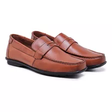 Mocassim Sapato Masculino Go Well Shoes Em Couro Top