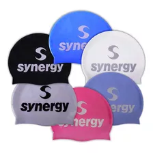 Gorros De Natación De Silicona Synergy, Paquete De 3 Bl (paq