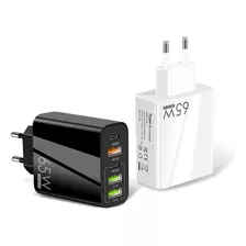 Cargador Carga Rapida : Tipo C 3 Usb Pd Qc3,0 65w iPhone