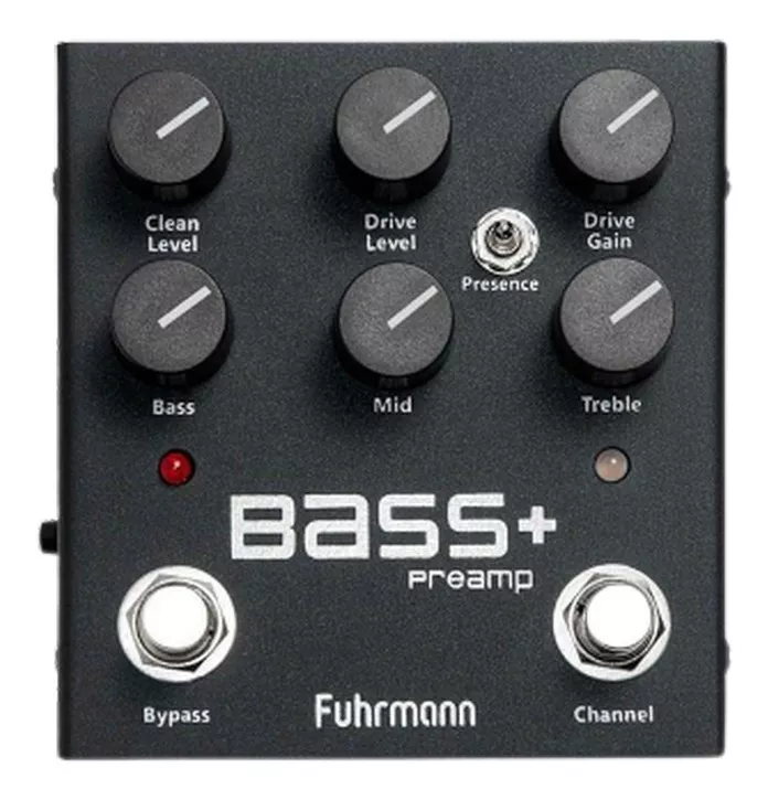 Pedal De Efeito Para Baixo Fuhrmann Bass + Preamp Drive