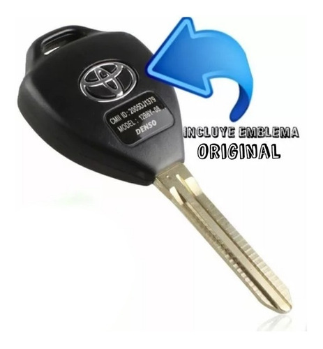 Carcasa Llave Control Toyota Yaris,corolla,rav4,camry Logo Foto 2