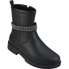 Bota Infantil Pampili Feminino Preto Safira 279089