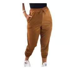 Calça Jogger Sknny Feminina De Suede Moda Blogueira 