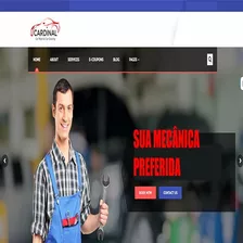 Criação De Site Profissional Para Oficina Mecânica Em Geral