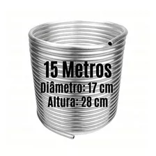 Serpentina Chopeira - Aluminio - 15 Metros X 17 Cm